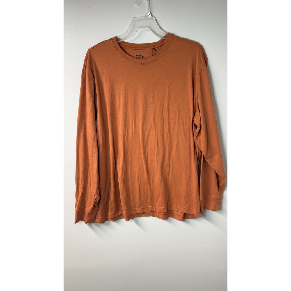 Eddie Bauer | Burnt Orange Long Sleeve Crewneck Shirt | Size